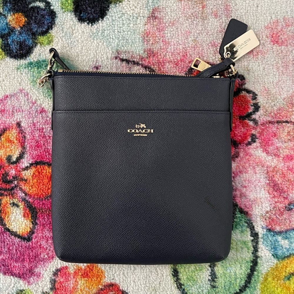 Navy COACH Crossbody Bag/Purse